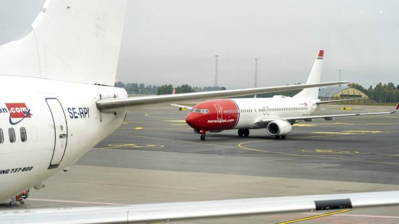 Norwegian plane aircraft