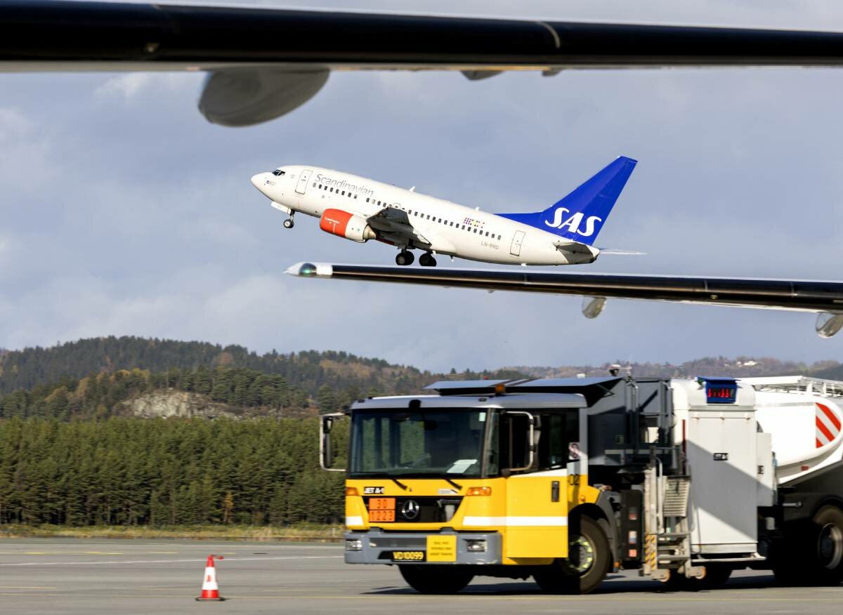 SAS reports increase in passenger numbers
