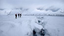 Svalbard ice and snow hike