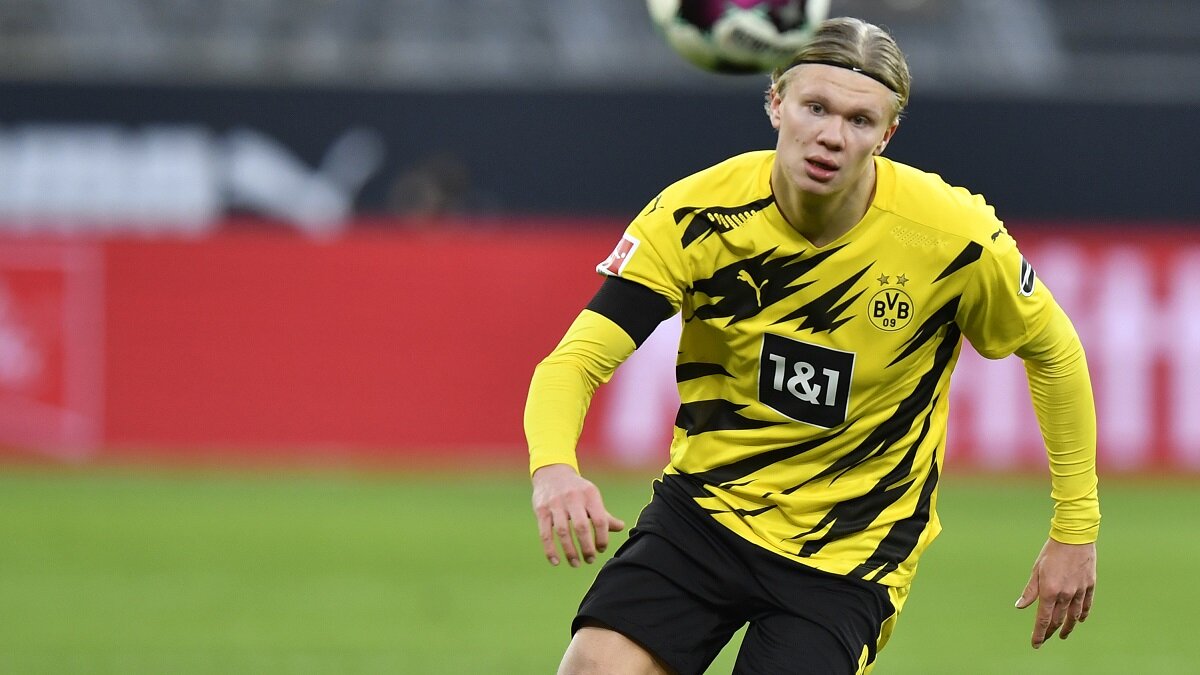 Haaland named player of the month in the Bundesliga