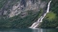 Fjord waterfall
