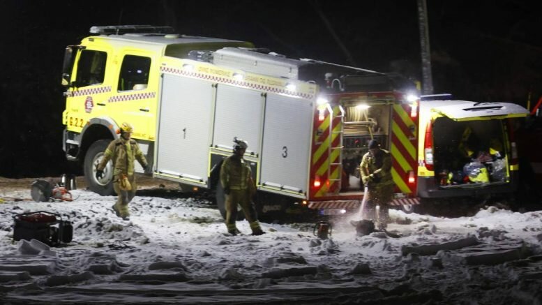 Emergency services snow - Gjerdrum