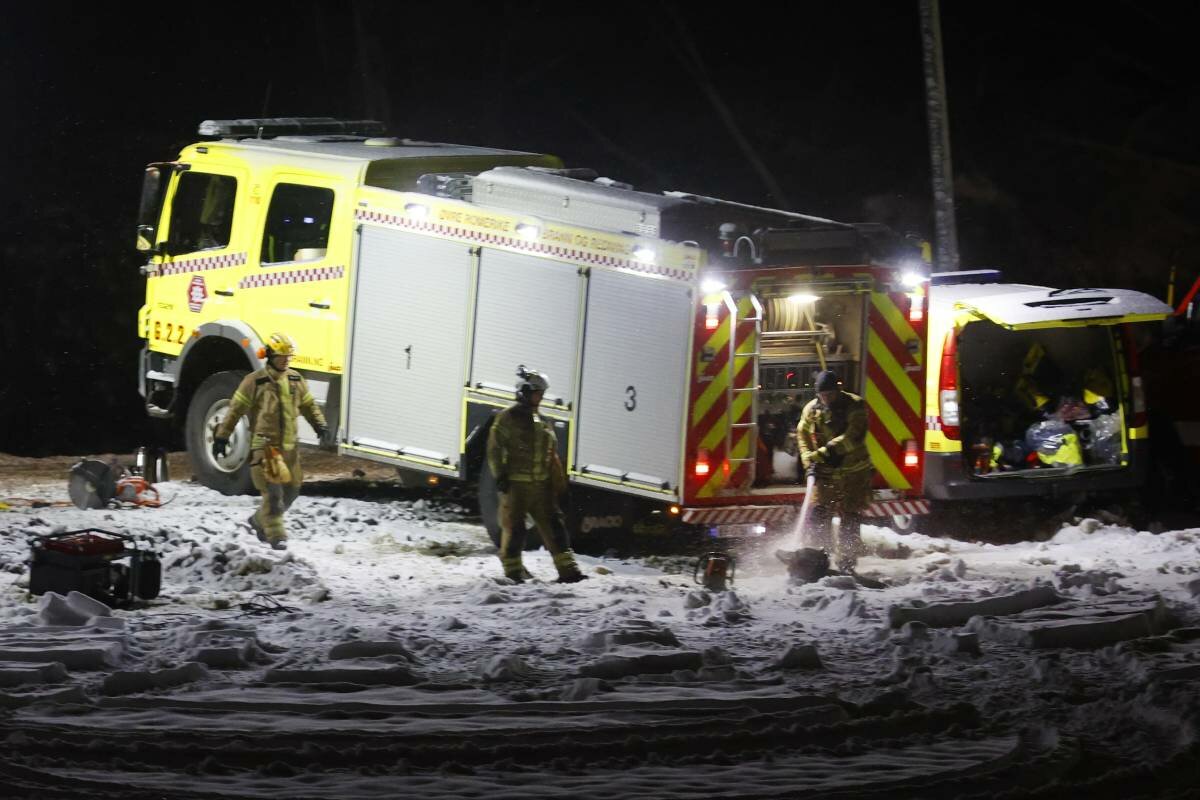 Third dead person found at Gjerdrum landslide site. Rescue crews will continue working through the night