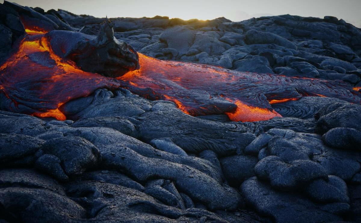 Lava in Hawaii Volcanoes National Park, Hawaii