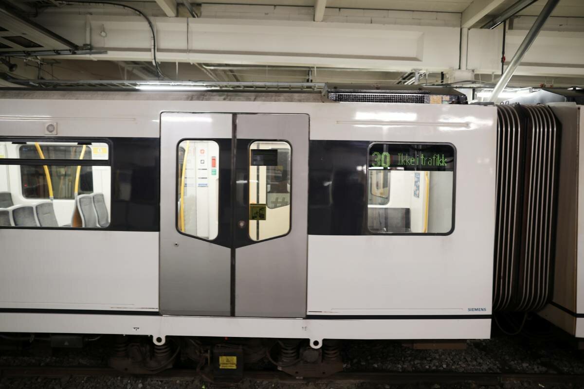 The Oslo Metro will not run through the city center during Easter