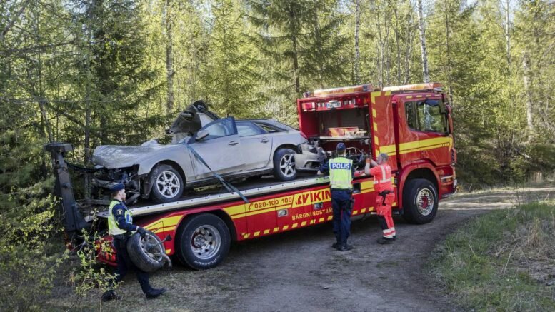 Traffic accident Sweden