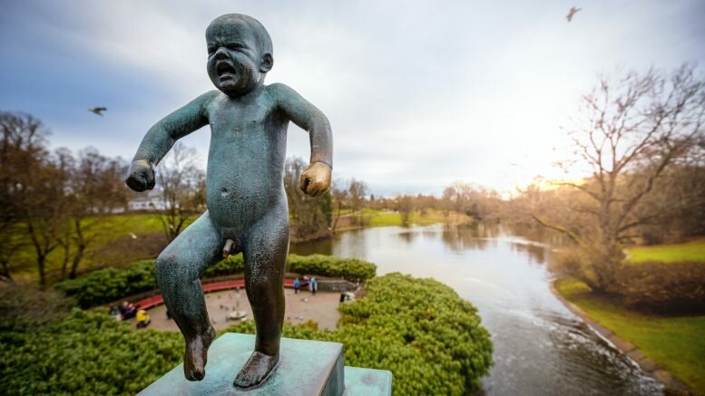 Angry Boy sculpture Vigeland Oslo