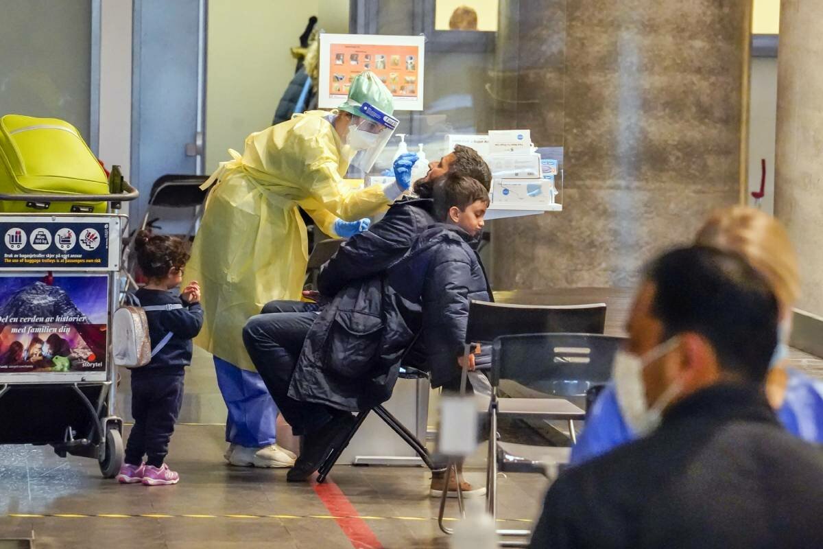 Non-vaccinated travelers from “green” countries that come to Norway have to get tested at the border