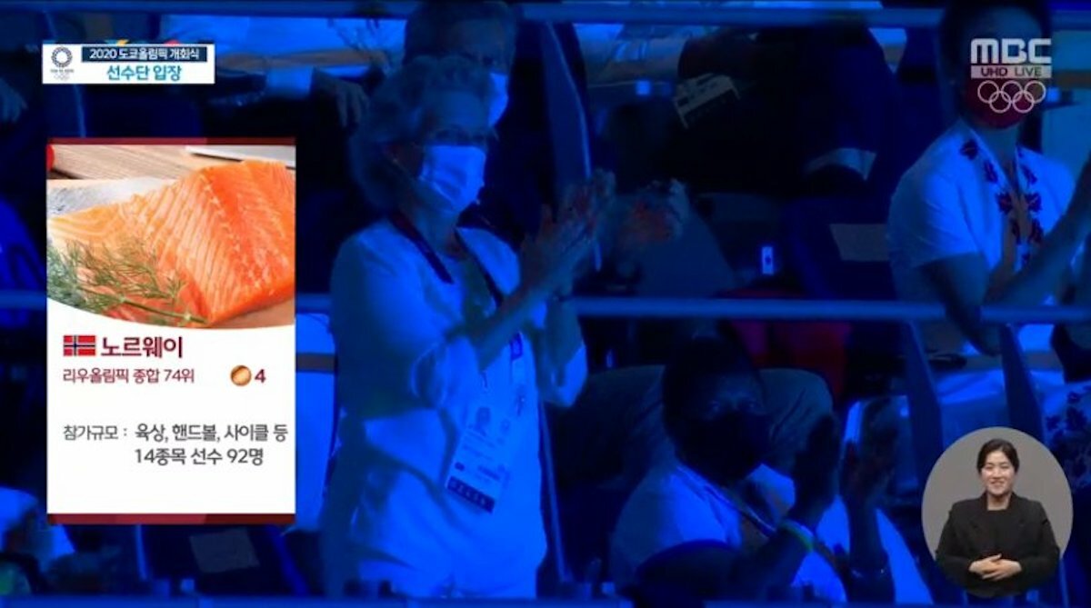 Olympics: South Korean network sorry for offensive and cliché country images (Norway’s was salmon)