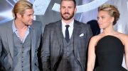 Chris Hemsworth; Chris Evans; Scarlett Johansson; thor; captain america; black widow; marvel; avengers